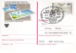 87009) BRD - ▭ PSo 13 So-⊙ 8202 Bad Aibling - 60Pf   NAJUBRIA' 86 Villingen-Schwenningen - Postkaarten - Gebruikt