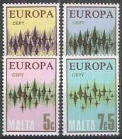 MALTA 1972 Mi-Nr. 450/53 ** MNH - CEPT - 1972