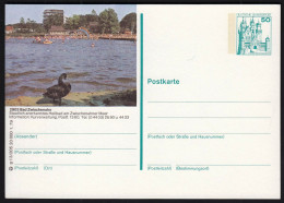 Germany 1979 / Postkarte, Postal Stationery / 50 Pf / Bad Zwischenahn, Beach, Black Swan / Mint,unused - Postkarten - Ungebraucht