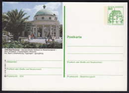 Germany 1980 / Postkarte, Postal Stationery / 50 Pf / Bad Pyrmont, Heilbad, Spa, Bath, Medicine, Sport / Mint,unused - Postkarten - Ungebraucht