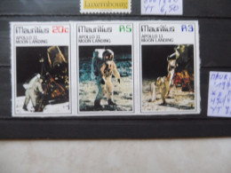 Mauritius Maurice 490/492  Neuve ** Mnh Espace Space Apollo 11 Parfait Perfect 1979 - Sonstige & Ohne Zuordnung