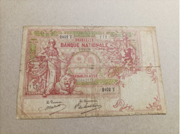 Billete De Luxemburgo De 20 Francs, Año 1914 - Luxemburg