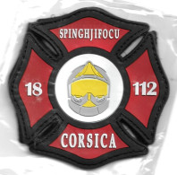 Ecusson PVC SPINGHJIFOCU CORSICA 18 112 - Brandweer