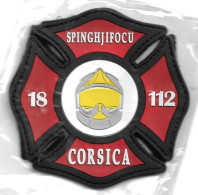 Ecusson PVC SPINGHJIFOCU CORSICA 18 112 - Bomberos