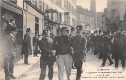 92-SURESNES- 3 CARTES INAUGURATION DU MONUMENT EMILE ZOLA 12 AVRIL 1908 - Suresnes