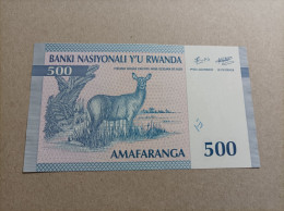 Billete De Rwanda De 500 Francs, Serie AA, Año 1994, UNC - Ruanda