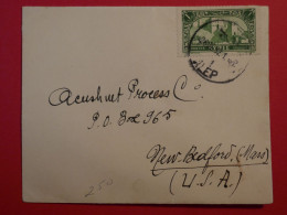 BP 15 SYRIE  BELLE LETTRE  1932 ALEP A NEW BEDFORD  USA   +  +AFFR. INTERESSANT++ - Lettres & Documents