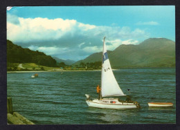 Ecosse - Sailing Is A Popular Sport On Loch Lomond, Strathclyde Region - Superbe Voilier Et Son Annexe (postée En 1987) - Ayrshire