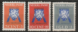 Ned Indie 1941 Vrij Nederland NVPH 290-292 Ongestempeld/MH/* - Indes Néerlandaises