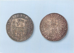 Postcard Coins Germany Hannover Die Uberregional Gultige Leitwahrung - Münzen (Abb.)