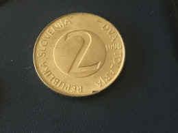 Münze Münzen Umlaufmünze Slowenien 2 Tolar 1996 - Slovénie