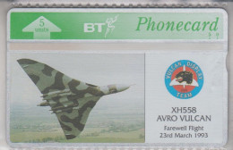 UNITED KINGDOM 1993 VULCAN DISPLAY TEAM AVIATION PLANE XH558 AVRO VULCAN FAREWELL FLIGHT MINT - Aviones