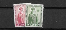 1950 MNH Iceland, Island, Mi 271-2 - Neufs