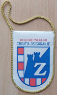 Handball Club RK Zagreb Croatia Osiguranje PENNANT, SPORTS FLAG ZS 3/10 - Palla A Mano