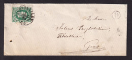 DDDD 716 - Enveloppe TP 30 Double Cercle LICHTERVELDE 1873 Vers GENT - Boite Rurale D SWEVEZEELE (voir Ouvrage Porignon) - Landelijks Post