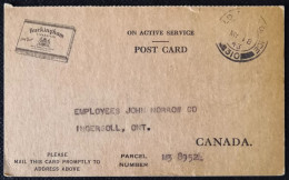 Canada 18 May 1943 Field Post Office 310 - Military Postcard - Buckingham Cigarettes - 1903-1954 Reyes