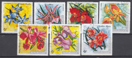 Burundi 1972 Flowers Complete Airmail Post Set Mi#892-898 Canceled - Gebruikt