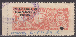 India States Revenue Stamp - Autres & Non Classés