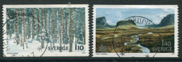 SWEDEN 1977 Europa: Landscapes Used..  Michel 989-90 - Oblitérés