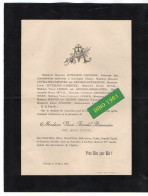 VP21.783 - SARTILLY 1903 - Généalogie - Faire - Part De Décès De Mme Veuve ARONDEL - BREMANIERE Née Anne DUVAL - Décès