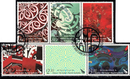 New Zealand 2015 Matariki - Kowhaiwhai Set As Block Of 6 Used - Gebraucht