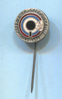 Archery Shooting - Serbia Federation Association, Vintage Pin Badge Abzeichen, Enamel - Tiro Al Arco