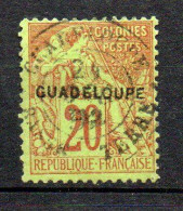 Col33 Colonie Guadeloupe N° 20 Oblitéré Cote : 40,00€ - Oblitérés