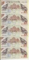 BHOUTAN 5 NGULTRUM 2015 UNC P 28 C ( 5 Billets ) - Bhutan