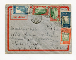 !!! NIGER, LETTRE PAR AVION DE NIAMEY POUR CHATEL GUYON DU 4/9/1938 - Cartas & Documentos