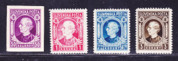 SLOVAQUIE N°   25,27,28,29 ** MNH Neufs Sans Charnière, Avec Adhérences (D7972) Mgr Andrej Hlinka - 1939 - Neufs