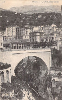 MONACO - Le Pont Sainte Dévote - Carte Postale Ancienne - Altri & Non Classificati