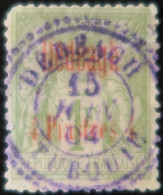 R2141/28 - 1893/1900 - COLONIES FRANÇAISES - DEDEAGH - N°8 - SUPERBE CàD Perlé Violet : DEDEAGH (TURQUIE) 15 JUIN 1904 - Usados