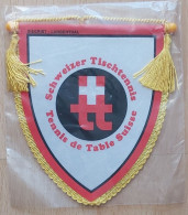 Schweizer Tischtennis Tennis De Table Suisse Switzerland Table Tennis Federation   PENNANT, SPORTS FLAG ZS 3/16 - Tennis Tavolo