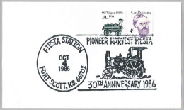 30th Anniv. Pioneer Harvest Fiesta - TRACTOR. Fort Scott KS 1986 - Agriculture