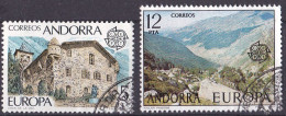 Andorra Spanisch Satz Von 1977 O/used (A3-16) - Gebraucht