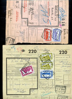 TRAIN - SPOOR - 6 Vrachtbrieven/lettres De Voiture  - (ref. 3) - Documents & Fragments