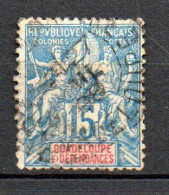 Col33 Colonie Guadeloupe N° 32 Oblitéré Cote : 2,50€ - Oblitérés