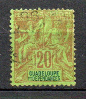 Col33 Colonie Guadeloupe N° 33 Oblitéré Cote : 7,50€ - Oblitérés