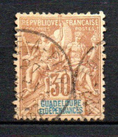 Col33 Colonie Guadeloupe N° 35 Oblitéré Cote : 22,00€ - Oblitérés