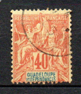 Col33 Colonie Guadeloupe N° 36 Oblitéré Cote : 22,00€ - Oblitérés