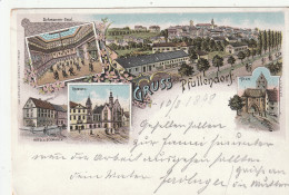Gruss Aus Pfullendorf - Litho - 1898 - Hotel Schwanen - Pfullendorf