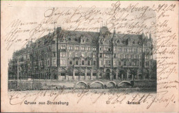 ! [67] Cpa Strasbourg, Ansichtskarte Gruss Aus Strassburg Im Elsaß, Germania, 1902 - Strasbourg