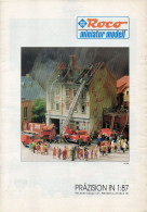 Catalogue ROCO MINIATUR MODELL 1989 - PRÄZISION IN HO 1:87 - En Allemand, Anglais Et Français - Allemand