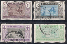 Mauritanie Timbres-poste N°17 à 20 Oblitérés TB Cote : 2€50 - Used Stamps