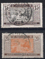 Mauritanie Timbres-poste N°22 & 23 Oblitérés TB Cote : 1€75 - Used Stamps