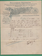 31 Toulouse Galinier Louis Brosserie Centrale Balais Plumeaux En Plumes De Coq Savon Peignes 1 Aout 1901 - Droguerie & Parfumerie