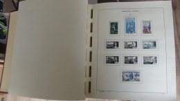 AL142 Collection En Reliure SCHAUBECK De France En Timbres Oblitérés à Compléter. De 1970 à 1989  A Saisir !!! - Collections (with Albums)