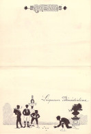 MENUS - La Benedictine à Fécamp - Fleur De Lys - Jeux De Billes - Carte Postale Ancienne - Menükarten