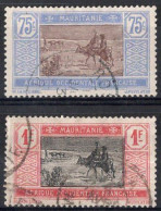 Mauritanie Timbres-poste N°30 & 31 Oblitérés TB Cote : 2€75 - Usati