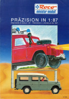 Catalogue ROCO MINIATUR MODELL 1990 - PRÄZISION IN HO 1:87  - En Allemand, Anglais Et Français - Deutsch